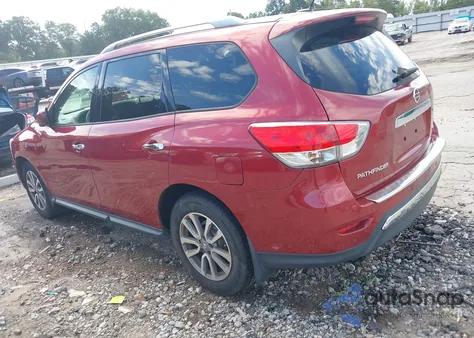 2015 Nissan Pathfinder Sv z USA, uszkodzony, nr VIN 5N1AR2MN9FC721724